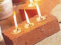 Brick Candle Holder